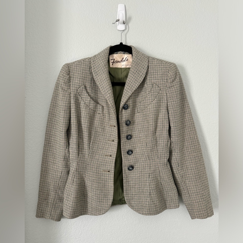 Vintage 1940s Fandel’s St Cloud Blazer